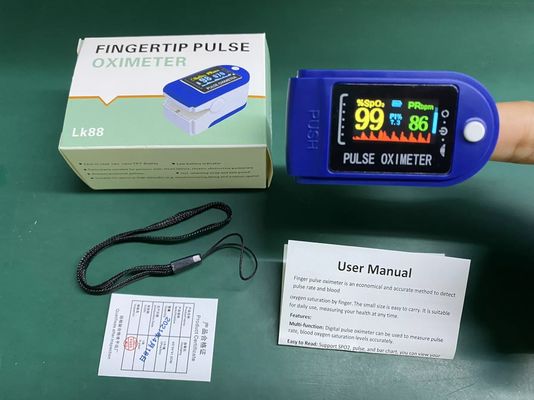 Màn hình Led màu Máy đo oxy xung cầm tay kỹ thuật số cầm tay