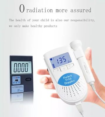 Heartbeat Baby Monitor Pocket Máy theo dõi nhịp tim Doppler thai nhi thông minh