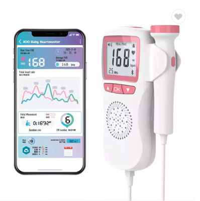 Máy bệnh viện OEM Phụ nữ mang thai di động Theo dõi tim thai Doppler thai nhi