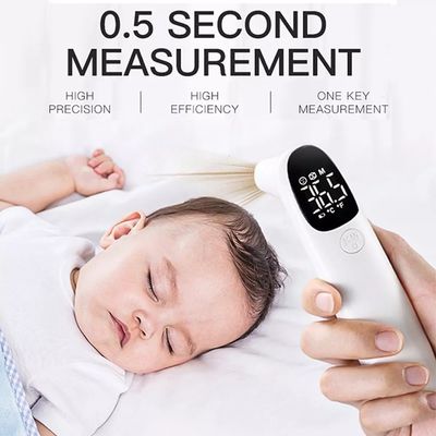 Nhiệt kế đo trán kỹ thuật số không tiếp xúc với tai Nhiệt kế y tế hồng ngoại
