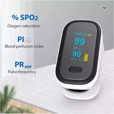 Máy đo oxy kỹ thuật số cầm tay Máy đo oxy ngón tay Spo2 Oled Smart Fingertip Pulse Oximeter