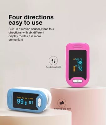 Cảm biến CE SPO2 Máy đo oxy xung ngón tay với màn hình OLED OEM