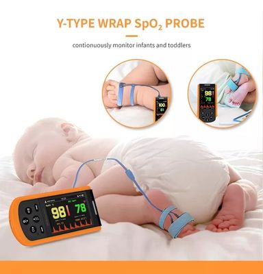 Máy đo oxy cho trẻ sơ sinh dành cho người lớn Có thể sạc lại Bluetooth Đầu ngón tay Máy đo oxy xung cầm tay