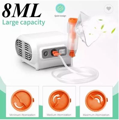 Lưới không có tiếng ồn Máy phun sương di động siêu âm Mặt nạ hít có thể sạc lại