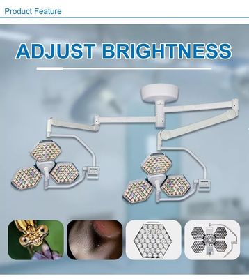 Điều chỉnh nhiệt độ màu Đèn phẫu thuật không bóng cao cấp Đèn trần LED