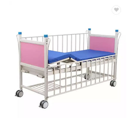 Hướng dẫn sử dụng giường bệnh nhi Giường hai giường trẻ em có tay quay với bảng đầu giường