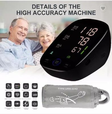 Máy đo huyết áp cánh tay tự động kỹ thuật số có đèn nền BP Cuff