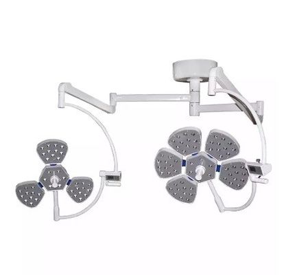 Đèn LED phẫu thuật Hình dạng hoa Đèn Led hoạt động Đèn điều hành không bóng đôi mái vòm