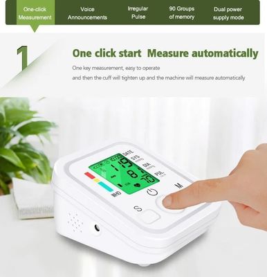 Máy đo huyết áp tự động kỹ thuật số BP Cánh tay trên điện tử