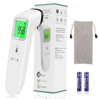 CE Sốt Nhiệt độ đầu Trán Nhiệt kế cơ thể hồng ngoại kỹ thuật số Không tiếp xúc