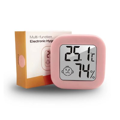 Mini Trong Nhà Màn Hình LCD Kỹ Thuật Số Phòng Nhiệt Kế Máy Đo Độ Ẩm Cảm Biến Máy Đo Độ Ẩm