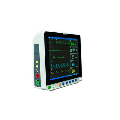 Dấu hiệu quan trọng Theo dõi bệnh nhân ICU y tế đa thông số 15 inch Đầu giường Nibp SPO2 Ecg