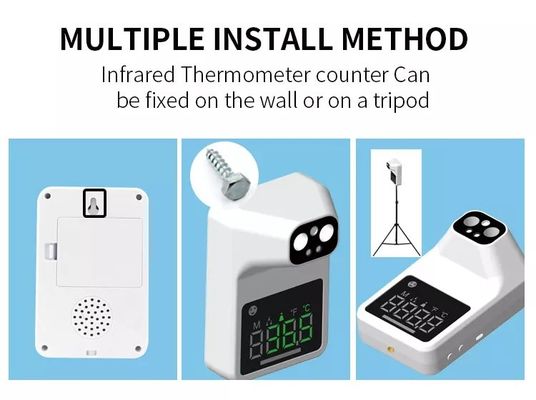Nhiệt kế cơ thể không tiếp xúc kỹ thuật số Nhiệt độ Nhiệt kế tường hồng ngoại kỹ thuật số