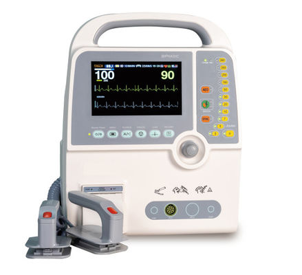 Thiết bị chống rụng bên ngoài tự động hai giai đoạn y tế AED chống rụng với màn hình